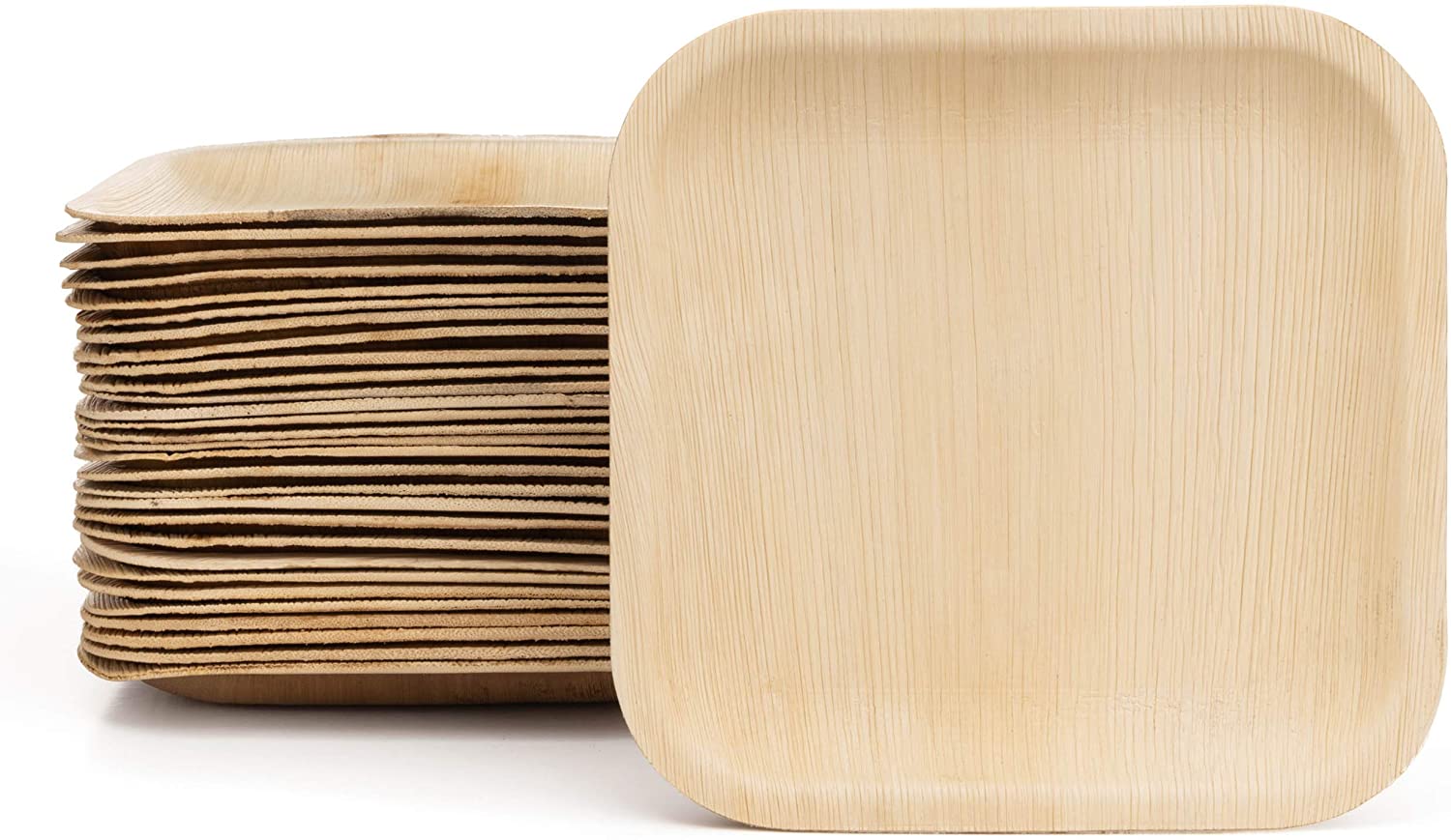 10 inch square palm leaf plate for sustainable meals
