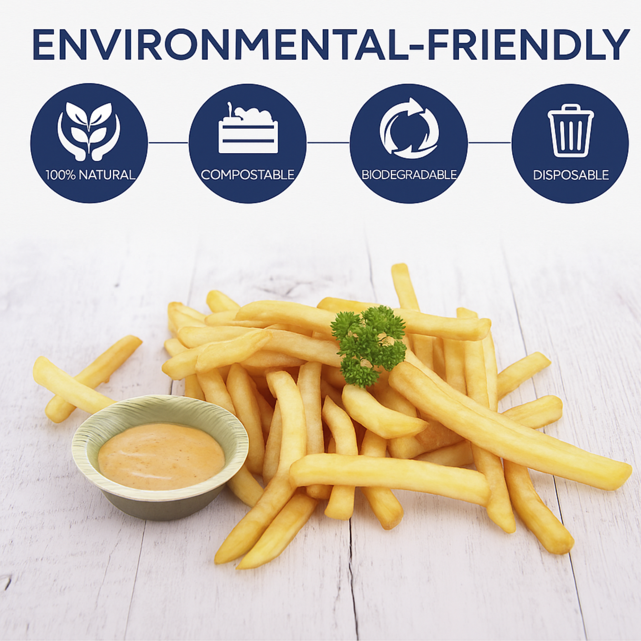 Disposable Palm Leaf Strong Bowl Like Bamboo Party Bowl - Decorative Compostable Tableware