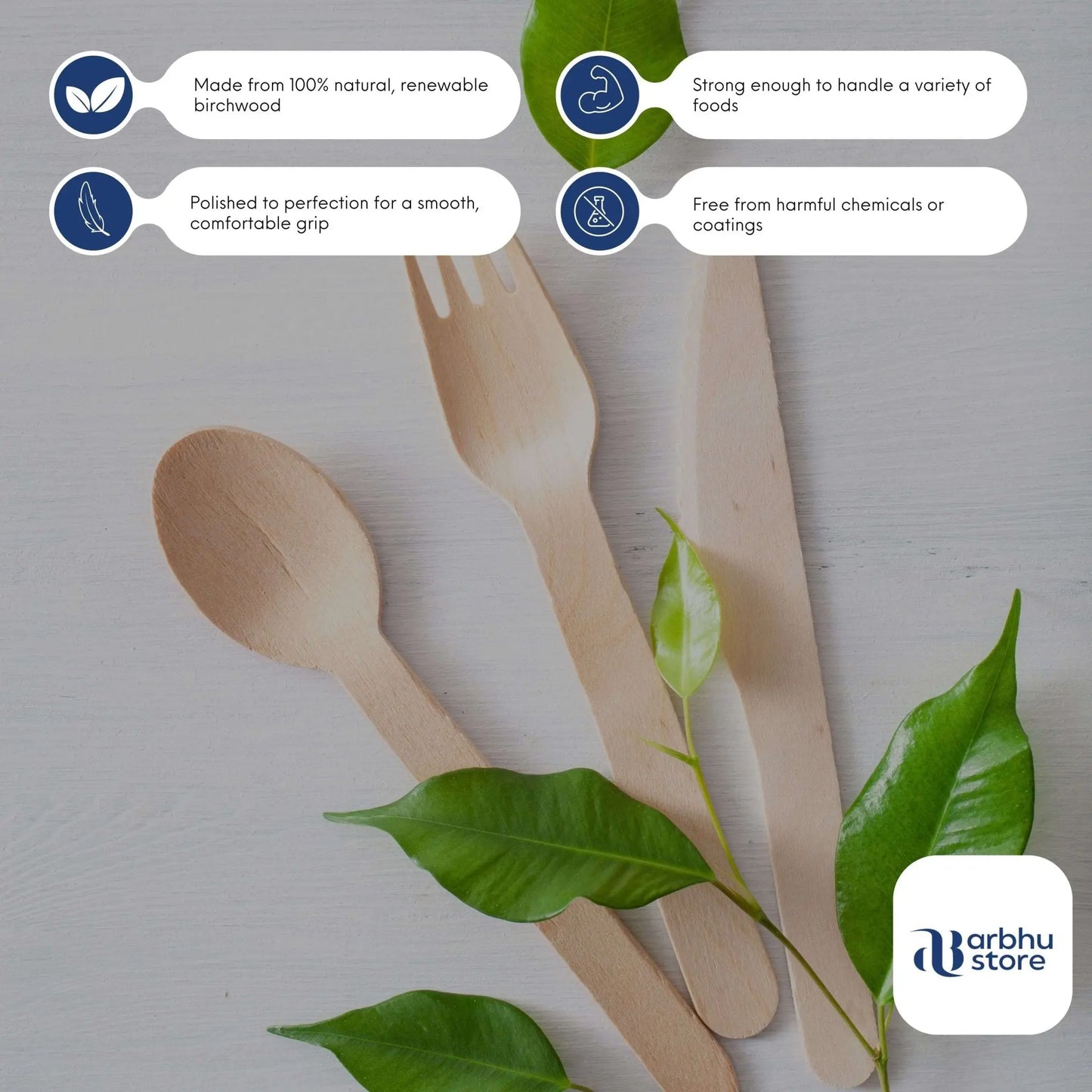 bulk birchwood disposable forks for catering