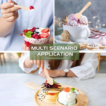 Arbhu birchwood spoons for sustainable tableware