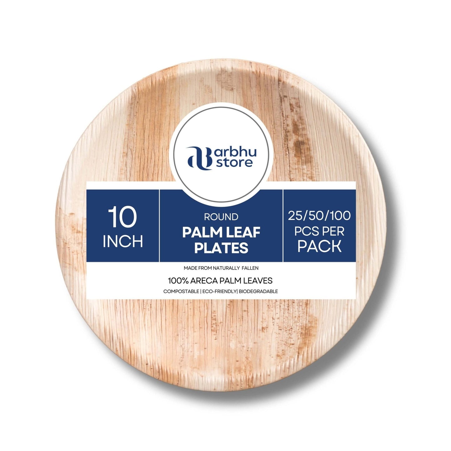 compostable 10 inch round plates for sustainable tableware