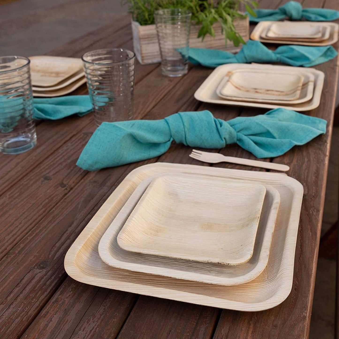 natural areca leaf plates for disposable dinner service