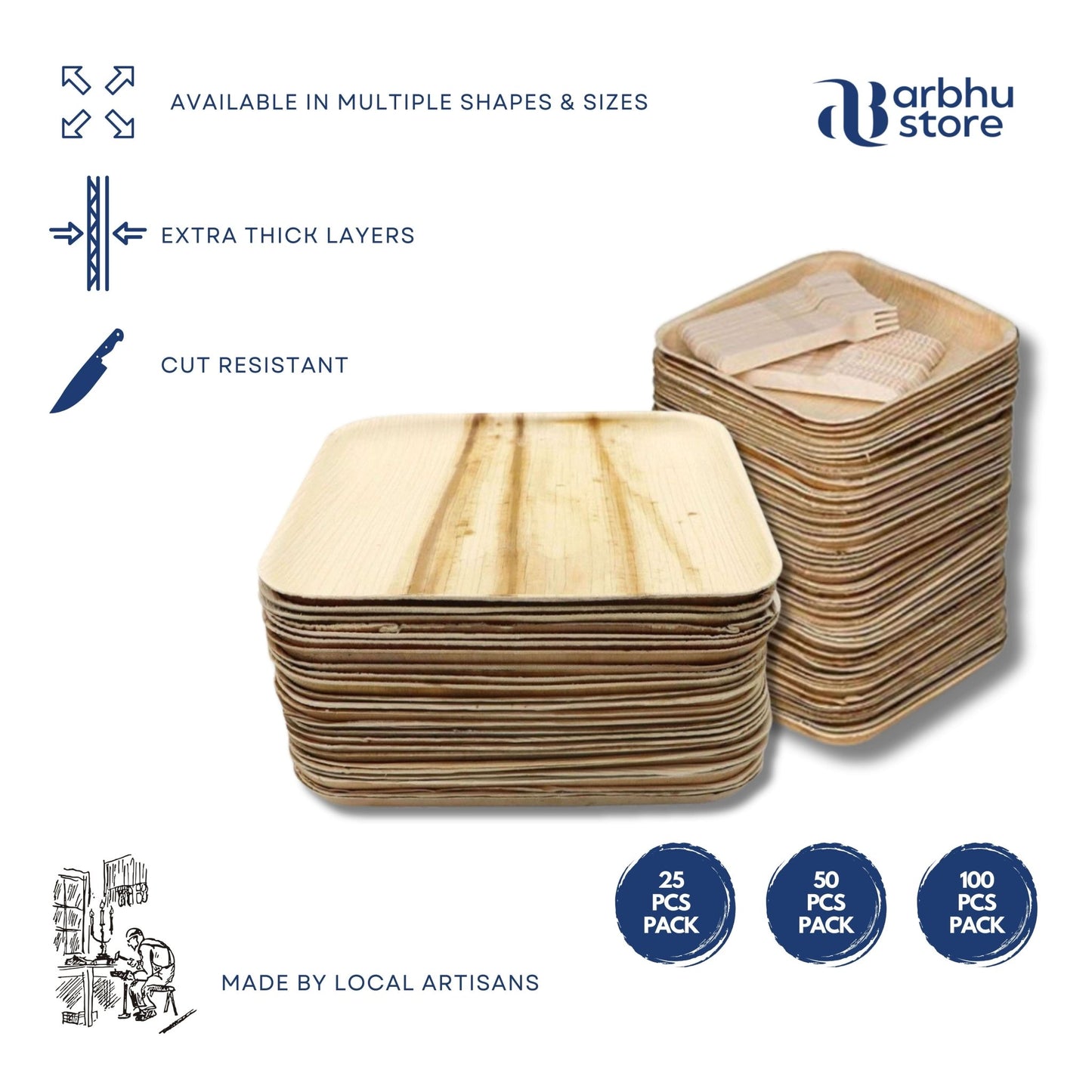 compostable 10 inch square plates for catering