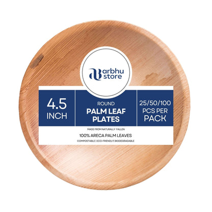compostable round areca leaf bowls for parties