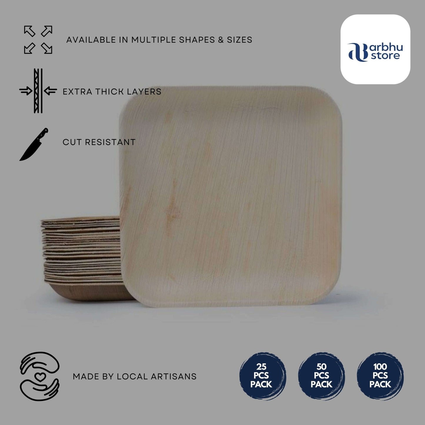 disposable 6 inch square plates for desserts and sides