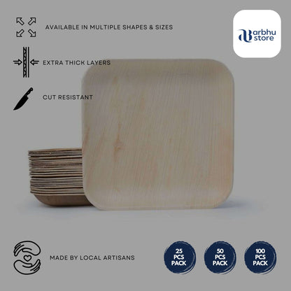 disposable 6 inch square plates for desserts and sides